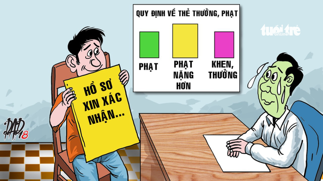 Thẻ vàng công vụ - Ảnh 1. Thẻ vàng công vụ - Ảnh 1.