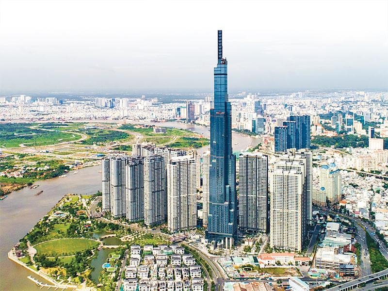 Vincom Center Landmart 81 - toà nhà cao nhất Viá»t Nam do Conteccons cùng vá»i Vingroup xây nên vì niá»m tá»± hà o và kiêu hãnh dân tá»c. Ảnh: Lê Toà n