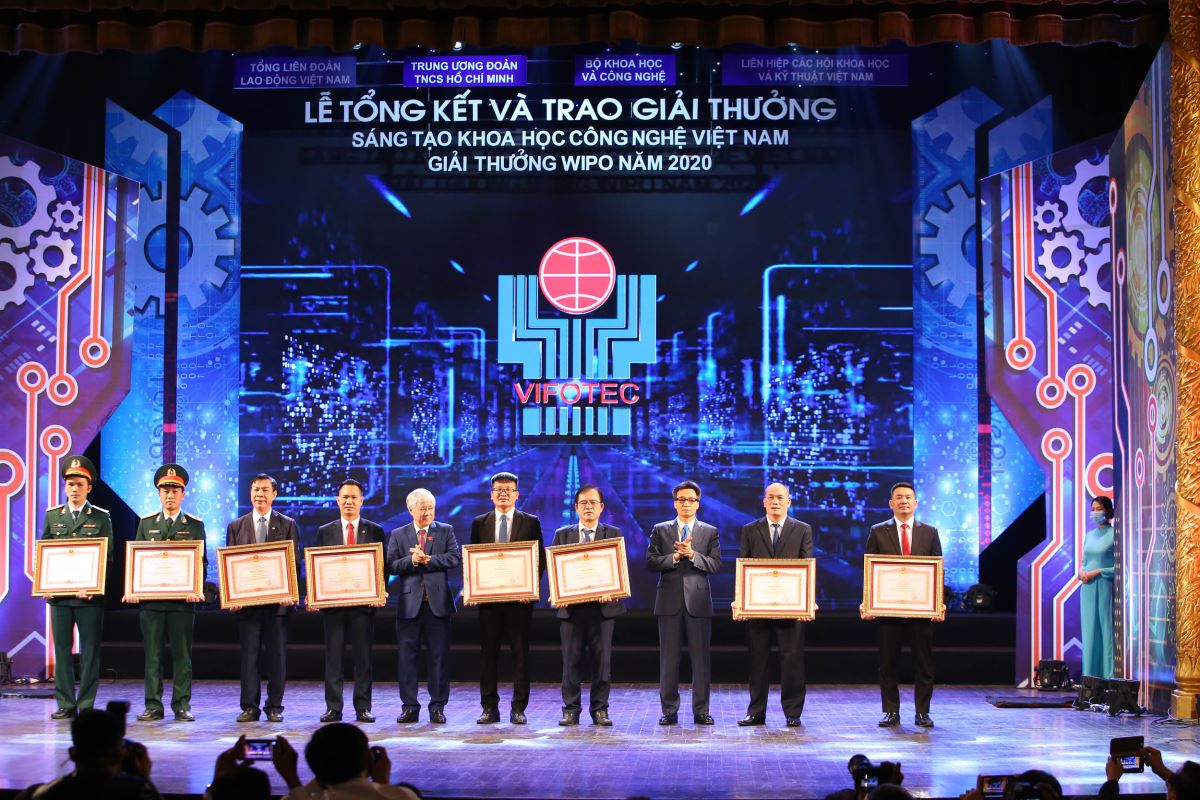 Trao Giải thưởng Sáng tạo khoa học công nghệ Việt Nam năm 2020